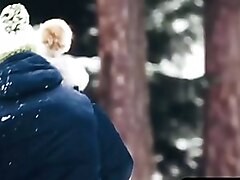 The snowball fun with my hot GF escalated into a fuck